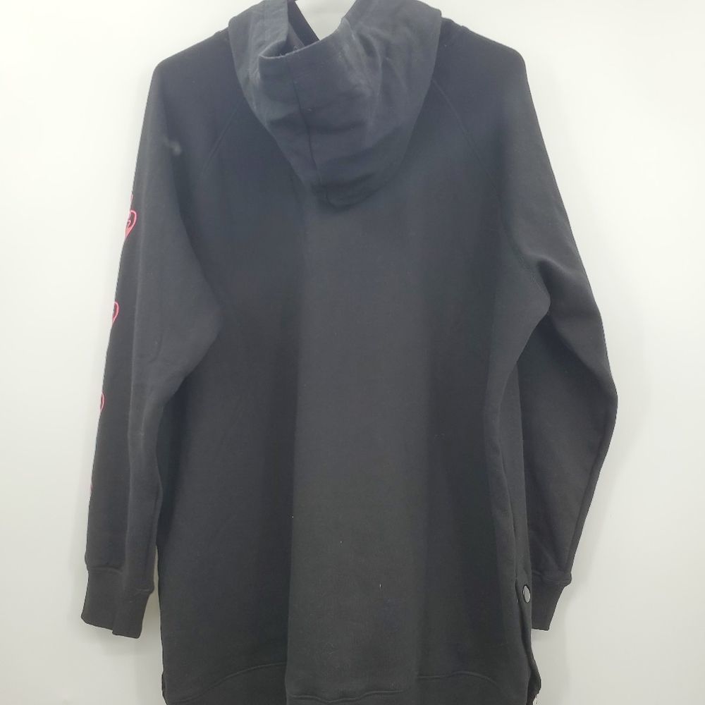 Torrid Tunic Cozy Hoodie Fleece Love Leopard Bolt Size 1X - Picture 8 of 17